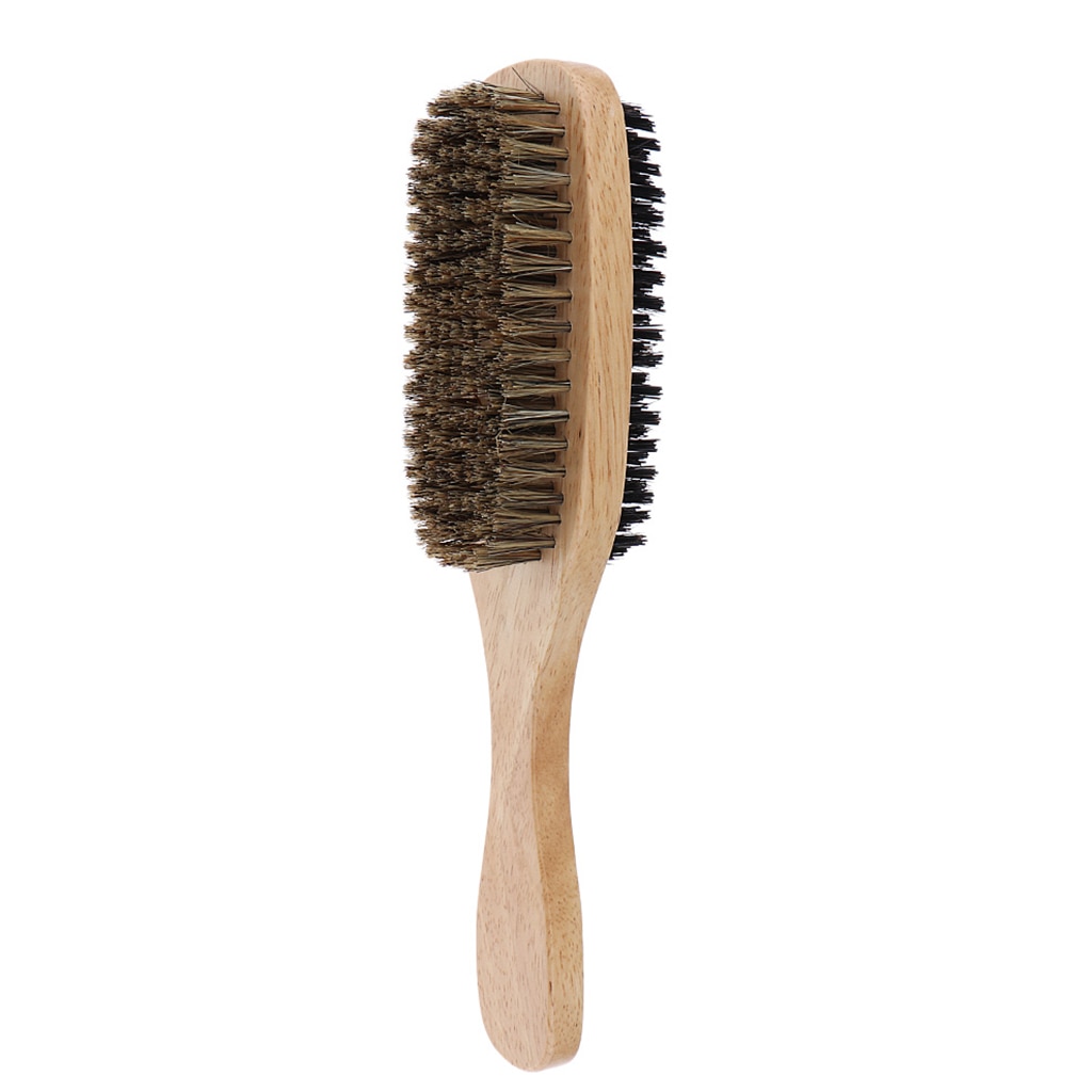 Brosse à cheveux poils en bois BICHON